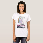 Vertrouwen is mooie witte vrouwen t-shirt (Voorkant volledig)