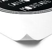 "Vertrouwen kan bergen bewegen" Bijbelvers Poster (Hoek)