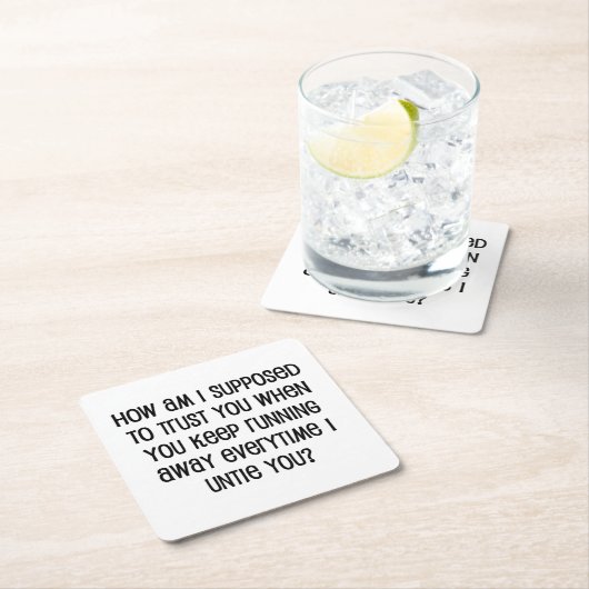 Vertrouwen Kartonnen Onderzetters (Insitu)