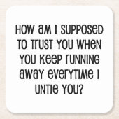 Vertrouwen Kartonnen Onderzetters (Voorkant)