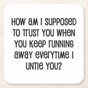 Vertrouwen Kartonnen Onderzetters