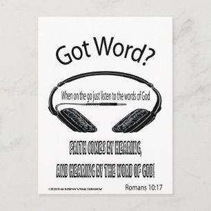 Vertrouwen komt door gehoordesign (Word?) Briefkaart