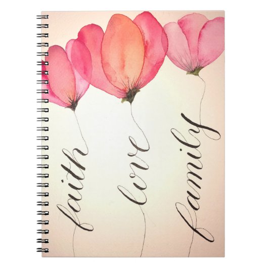 Vertrouwen, liefde en familie Wat heb je nog meer  Notitieboek (Voorkant)