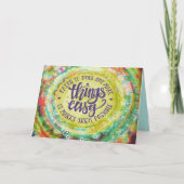 'Vertrouwen maakt dingen mogelijk' Geïnspireerde Kaart (Voorkant)