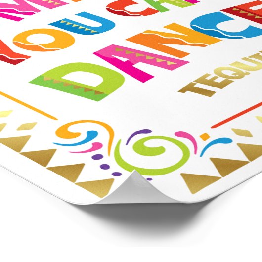 VERTROUWEN ME DAT U TEQUILA-TANDSCHEMA KUNT AFDANK POSTER (Hoek)