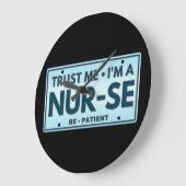 VERTROUWEN ME OM EEN VERMOGEN TE VERZENDEN GROTE KLOK (Hoek)