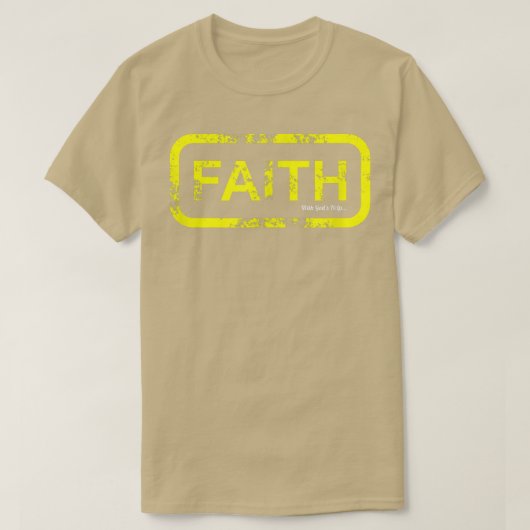 Vertrouwen met goden helpen t-shirt (Design voorkant)