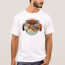 Vertrouwen Niemand T-Shirt, Traditioneel Tattoo T- T-shirt