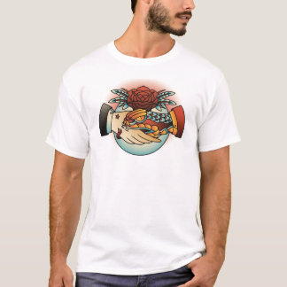 Vertrouwen Niemand T-Shirt, Traditioneel Tattoo T- T-shirt