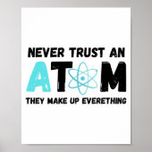 VERTROUWEN NOOIT EEN ATOM POSTER (Voorkant)
