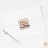 vertrouwen op Allah Vierkante Sticker (Envelop)