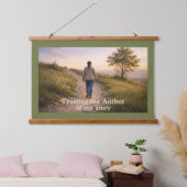 Vertrouwen op de Auteur Hangend Wandkleed (Slaapkamer)