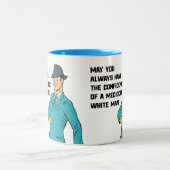 Vertrouwen op een Mediocre White Man mok (Center)