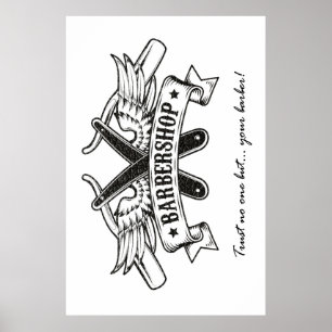 Vertrouwen op niemand behalve op poster