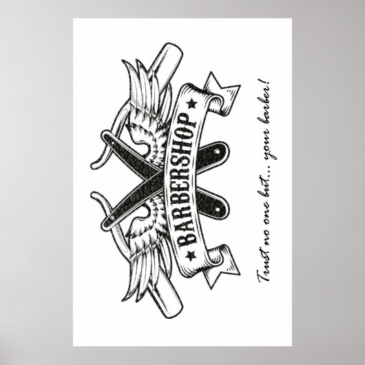 Vertrouwen op niemand behalve op poster (Voorkant)