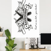 Vertrouwen op niemand behalve op poster (Thuiskantoor)