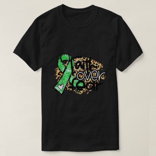Vertrouwen over angst Bewustmaking Lopard Bile Duc T-shirt (Design voorkant)