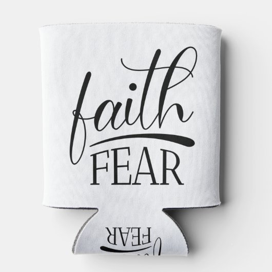 Vertrouwen over angst Bijbelse beelden beroemde Ch Blikjeskoeler (Achterkant)