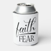 Vertrouwen over angst Bijbelse beelden beroemde Ch Blikjeskoeler (Blikje Achterkant)