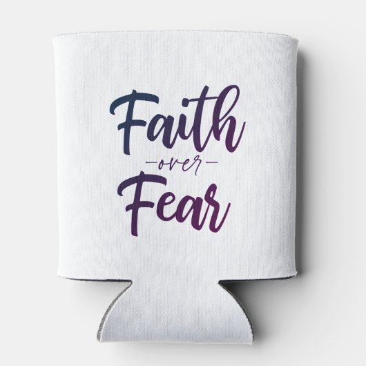 Vertrouwen over angst blikjeskoeler (Achterkant)