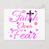 Vertrouwen over angst briefkaart (Voorkant)