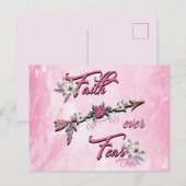 Vertrouwen over angst Briefkaart (Voorkant / Achterkant)