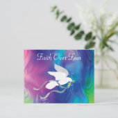 Vertrouwen over angst Briefkaart (Staand voorkant)