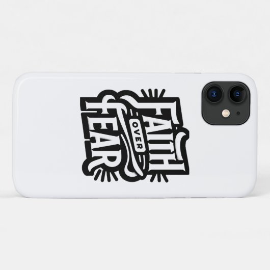 Vertrouwen over angst Case-Mate iPhone case (Achterkant (horizontaal))