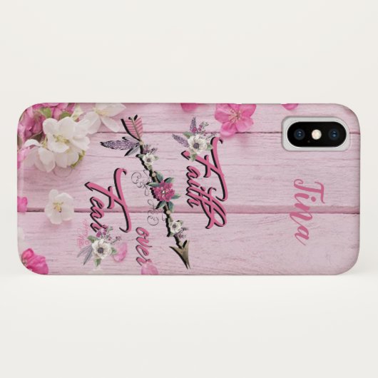 Vertrouwen over angst Case-Mate iPhone case (Achterkant (horizontaal))