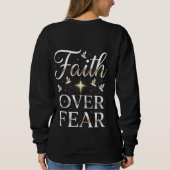 Vertrouwen over angst Christelijk Inspirerend Trui (Achterkant)