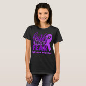 Vertrouwen over angst Epilepsy Bewustheid T-shirt (Voorkant volledig)