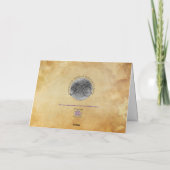 Vertrouwen over angst Gevouwen Wenskaart Kaart (Achterkant)