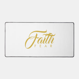 Vertrouwen over angst Goud en wit Bureaumat