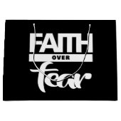 Vertrouwen over angst groot cadeauzakje (Voorkant)