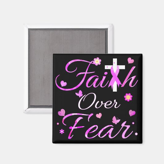 Vertrouwen over angst magneet (Voorkant / Achterkant)