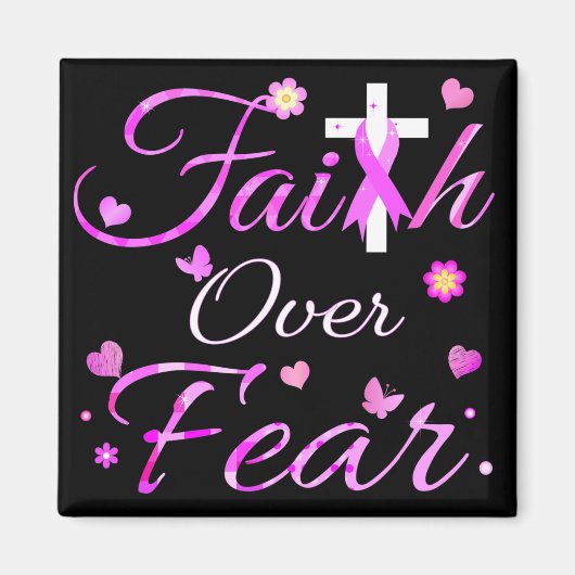 Vertrouwen over angst magneet (Voorkant)