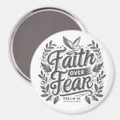 Vertrouwen over angst magneet (Voorkant / Achterkant)