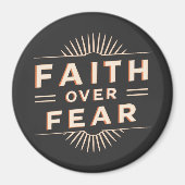 Vertrouwen over angst magneet (Voorkant)