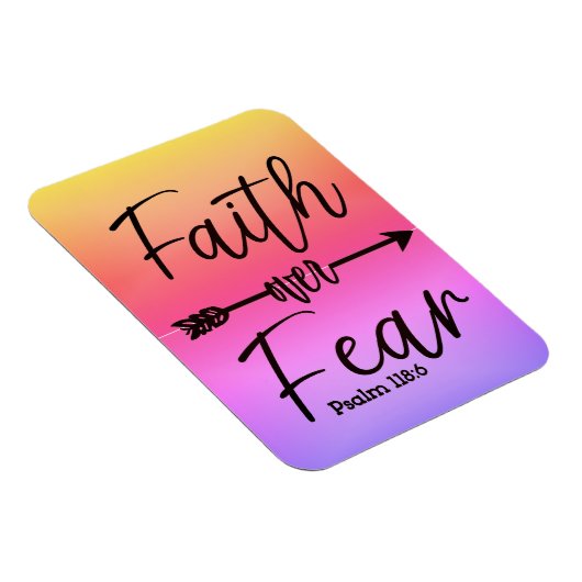 Vertrouwen over angst magneet (Rechterzijde)