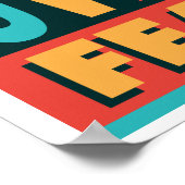 Vertrouwen over angst motivatie gezegde poster (Hoek)