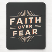 Vertrouwen over angst muismat (Voorkant)