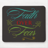 Vertrouwen over angst muismat (Voorkant)