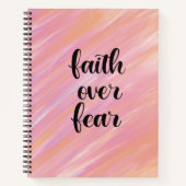 Vertrouwen over angst notitieboek (Voorkant)