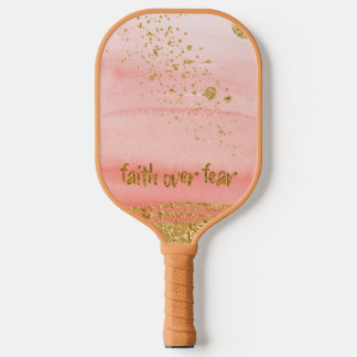 Vertrouwen over angst pickleball paddle