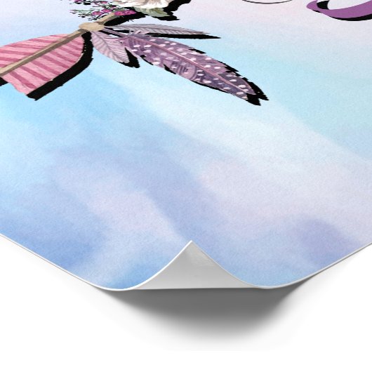 Vertrouwen over angst Poster (Hoek)