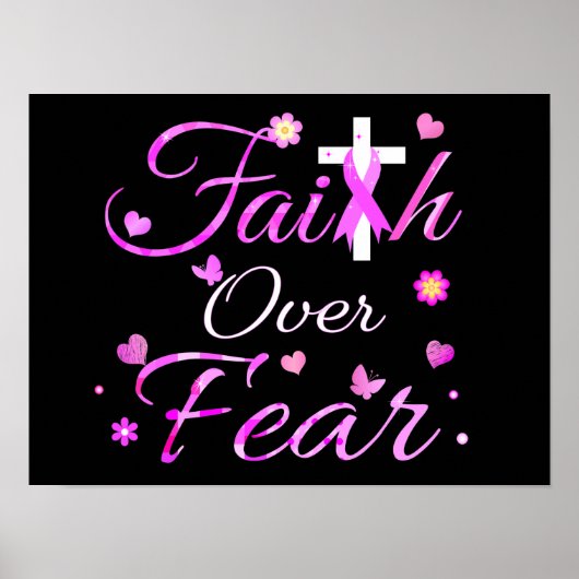 Vertrouwen over angst poster (Voorkant)