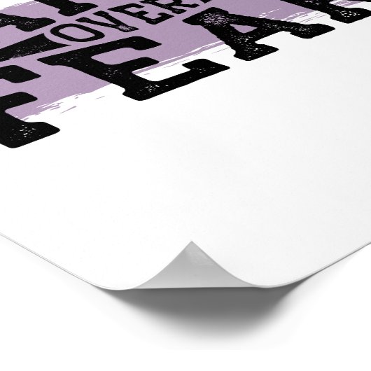 Vertrouwen over angst poster (Hoek)