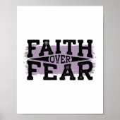 Vertrouwen over angst poster (Voorkant)