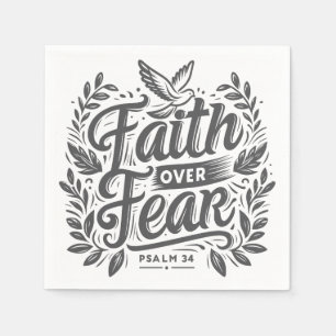 Vertrouwen over angst servet