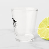 Vertrouwen over angst shot glas (Rechts)